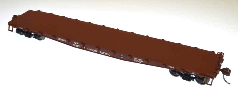 RTR HO Scale Rd #10059 50' Flat Car Bowser #41409 Leight Valley